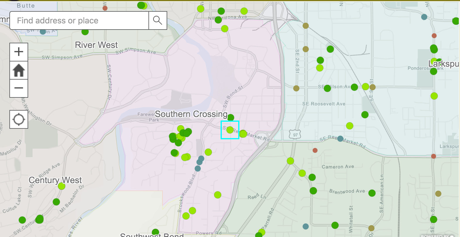 Southern Crossing Traffic Concerns - NSSP screenshot